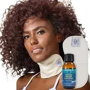 QUEEN OF THE THRONES Castor Oil Pack for Thyroid Kit - Less Mess, Reusable, Organic Cotton Flannel, Naturopathic Doctor Designed (3.38oz Organic Castor Oil Included)