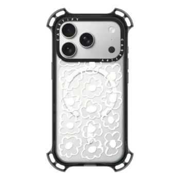 iPhone 17 Pro Bounce Case MagSafe Compatible Scribble Flowers