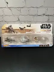 Star Wars The Mandalorian Grogu in Hover Pran Razorcrest and Speeder