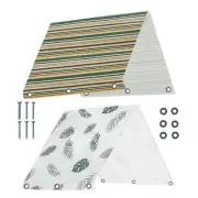 Swing set Swing Slide Shade Playground canopy Replacement Tarp Roof Kid Slides