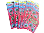 NEW 7 Stink Factory Scratch-N-Sniff Christmas Stickers Christmas Trees Stocking