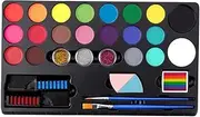 Face Paint Set Makeup Palette Easy Clean Washable Painting Palette Children Color Painting Face Painting for Festival Cosplay
