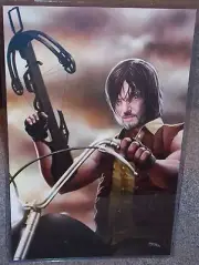 Walking Dead Daryl Glossy Art Print 11 x 17 In Hard Plastic Sleeve
