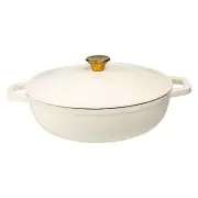 Cast Iron Dutch Oven Casserole � Cream Enamel 5 Qt. Dutch Oven Pot