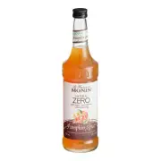 Monin Zero Calorie Natural Pumpkin Spice Flavoring Syrup 750 mL 544SYPAD105B