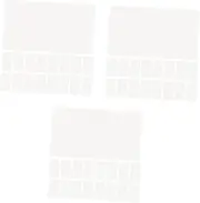 ULTECHNOVO 3sets 3D Pen Mat for Boys and Girls Creative Art Kit Boys and Girls Stencils PVC Drawing and Art Set 20pcs*3