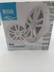 BOSS Audio Systems MR6W 6.5” 180 W Boat Speakers - 2 Way, 4 Ohms, Weatherproof