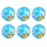 6 Pack Earth Stress Balls,4 Inches Earth Theme Squeeze Balls ,Stress Relief8029