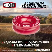 RAXAR Aluminum Snatch Ring - 12,000KG WLL 24,000KG MBS Towing & Recovery