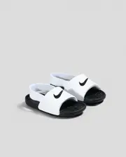 [Nike] Nike Toddlers' Kawa Slides Sandals in White Size 6 6 White