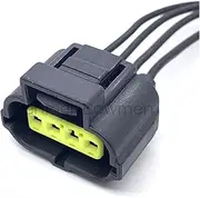 4Pin Auto Throttle Sensor Plug TPS Waterproof Electronic Connector Wire Harness Compatible with Toy~ta 1JZ-GTE 2JZ-GTE 178399-2 184046-1 (Color : 4P Wire Harness, Size : 1 Set)