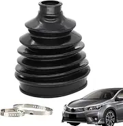 Flexible CV Boot Shield - Constant Velocity Dust Cover, CV Boot Joints Pair, CV Boot Protection | High Performance Rubber Boot Kit, Drive Shaft Joint Dust Cover with Ball Head Clamp for Vehicle