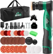 S5 Cordless Car Polisher Buffer Sander Detailing Polishing Machine 2 Battery