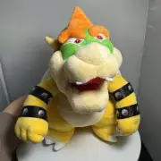 Super Mario Bros Bowser Koopa Plush Stuffed King Figure Game Toy Doll Gift 10"