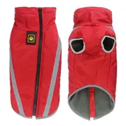 GGP Size 6Xl Red Reflective Winter Dog Jacket Warm & Waterproof Outdoor Coat For Large Breeds