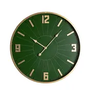 BeyondTime Green and Gold Wall Clock 68cm