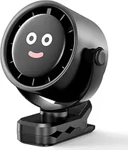 Rechargeable Clip on Fan, Desk Fans 360 Degree Rotation On-The-Go Clip Portable Fan With Strong Clamp Grip,Quiet Operating Desk Fan with LED Display, Stroller Fans for Bed Bedroom, Office, Gyms