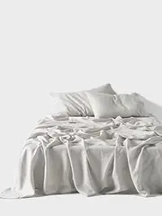 [Linen House] Nimes Pale Grey KB Sheet Set