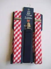 Wembley Top-Notch Suspenders Fits Sizes S-XL Red 21WE51X005 $24