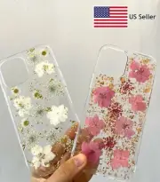 US - iPhone 12 Flower Case Glitter Case Floral Case