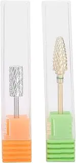 Tungsten Steel Nail Polisher Grinding Head Drill Bits Set Cordless Tungsten Steel Alloy Precision Manicure Tool for Nail Artists