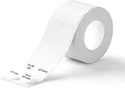 NIIMBOT B1 Label Tape B21 Self-Adhesive Labeling Tape 1.65'' x 0.83'' (42x21mm) Thermal Round Label Paper NIIMBOT Labels for Barcode/Address/Mailing/Logo/Business/Home Tag, 305 Labels/Roll, White