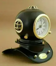 Maritime US Navy Mini Divers Diving Helmet Clock Steel Vintage Diving Clock Gift