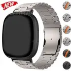 Titanium Band For Fitbit Versa 4/Versa 3/Sense/Sense 2 Metal Replacement Strap