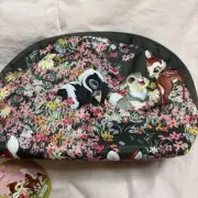 m5S LeSportsac Disney Bambi Dome Pouch Bambi & Thumper New Unused