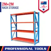 2M x 2M Warehouse Garage Metal Steel Storage Shelving Racking Shelves Shelf Rack