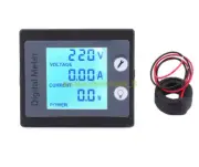 AC 80 to 260V LCD Digital 100A Volt Watt Power Meter Ammeter Voltmeter 110V 220V