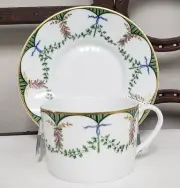 Raynaud Limoges FESTIVITES Teacup And Saucer Never Used BRAND NEW