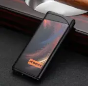 Honest Fashion Mini Ultra Slim Metal Red Jet Torch Windproof Butane Gas Lighter