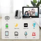 WiFi Video Doorbell Door Ring Intercom Camera Security Bell + 128G Memory Card