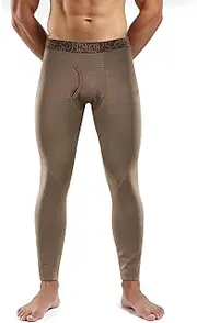 [M-Tac] Mens Bottoms Thermal Underwear for Men Fleece Lined Compression Pants Base Level 2