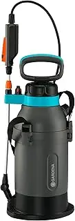 Gardena Pressure Sprayer, Turquoise, Black, Grey, Orange, Silver, Metallic., 5 L Plus