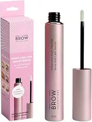 [The Brow Technicians] Multi-Peptide 2-in-1 Brow and Lash Growth Serum - Advanced Formula, Fast Results, Fuller Brows and Lashes, All Natural