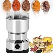 Electric Smash Machine,22000RPM Multifunction Small Food Grain Mill Grinder,300ML Grain Mill Grinder,Home Grinder for Nuts Seasoning Coffee Beans Spices Herbs Dry Materials Mill Powder