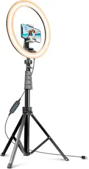 12-inch Ring Light with 62-inch Selfie Stick, Sensyne Tripod and Phone Holder