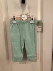 NWT Two Piece Pant Set Girls Size 3M SKU WR Sea Green And Peach