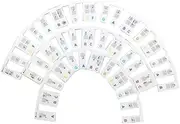 AIMALL Removable Piano Keyboard Note Labels Reusable Silicone Stickers 88 Keys, 7.3x3.9x0.7 inches Package