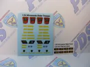 Minnesota State Troopers 1/64 Water Slide Decals Fits GL Police Cars & SUV