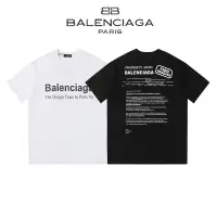 在飛比找蝦皮購物優惠-[黑白色]Balenciaga簡約字母logo純棉T恤 高品