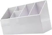 Barber Scissors Holder Box Shear Holder Salon Hairdressing Tool Organizer for Brushes, White