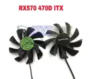 Fan For Sapphire Radeon RX470D RX570 ITX Fan 4Pin T129215SU