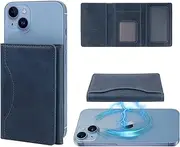 Veridina Magsafe Wallet Women,Magnetic Wallet for iphone,Magnetic Wallet for iphone,Magnetic Card Holder,Magnetic Wallet Suitable for iPhone 16/15/14/13/12 Pro/Max/Plus, Blue
