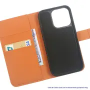 iPhone 14 Pro Max Compatible Case Cover With 2 in 1 Detachable Magnetic Flip Leather Wallet - Violet