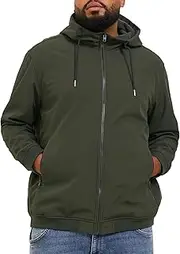 [JACK & JONES] Men's Jjebasic Softshell Hood Pls Jacket