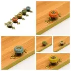 Ceramic Door Knob Single Hole Flower Pull Handle Vintage Drawer Knobs Cupboard