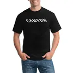 復古 CANYON BIKES 標誌 MTB 自行車工廠漫畫流行 T 恤男式上衣 T 恤